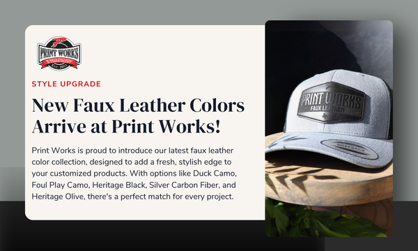 Introducing Our New Faux Leather Colors!