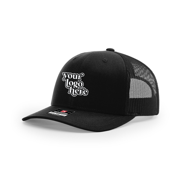 Richardson 112 Trucker Hat Custom Logo Embroidered Cap