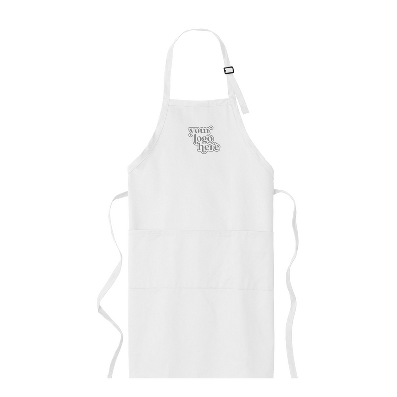 Port Authority® Easy Care Extra Long Bib Apron with Stain Release