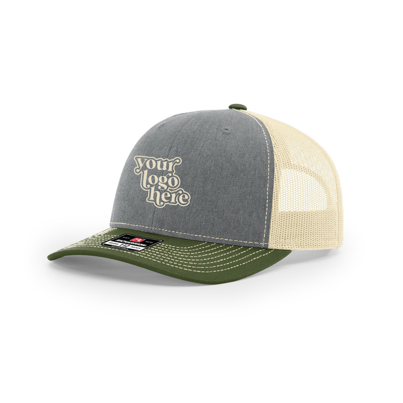 Richardson 112 Trucker Hat Custom Logo Embroidered Cap