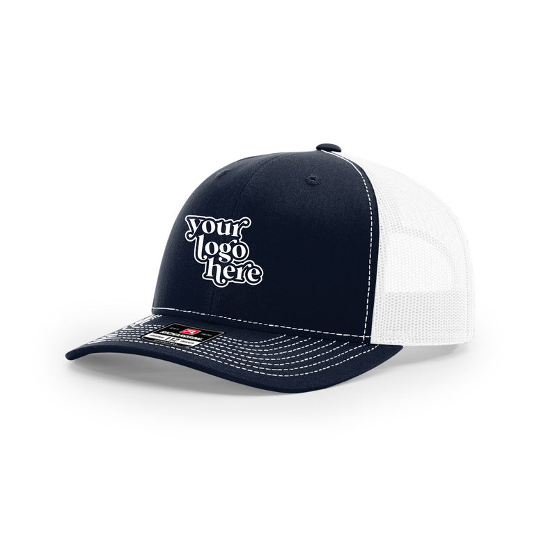 Richardson 112 Trucker Hat Custom Logo Embroidered Cap