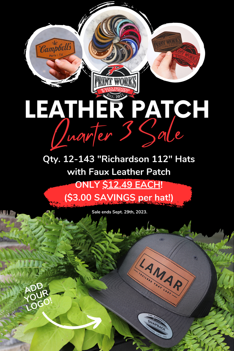 Quarter 3 Sale - Richardson 112 Hats with Faux Leather Patch