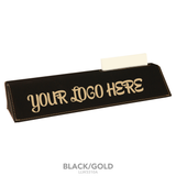 Leatherette Desk Wedge 10 1/2" with card holder