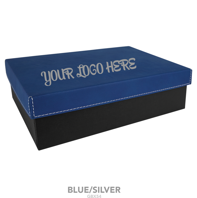 Gift Box with Leatherette Lid 9 3/4" x 7"