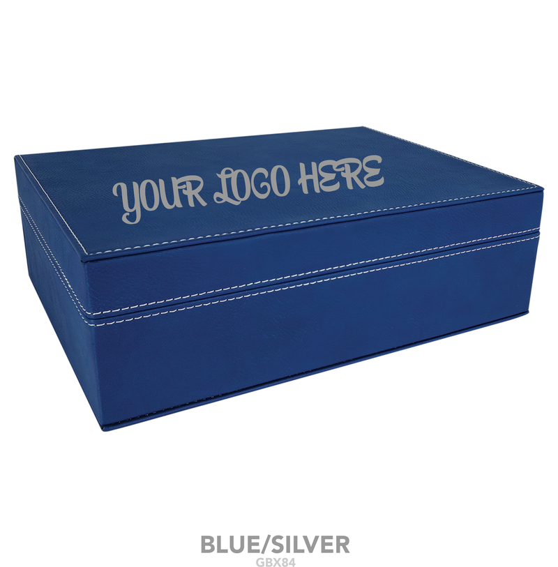 Gift Box with Leatherette Lid 10 1/4" x 7 1/2"