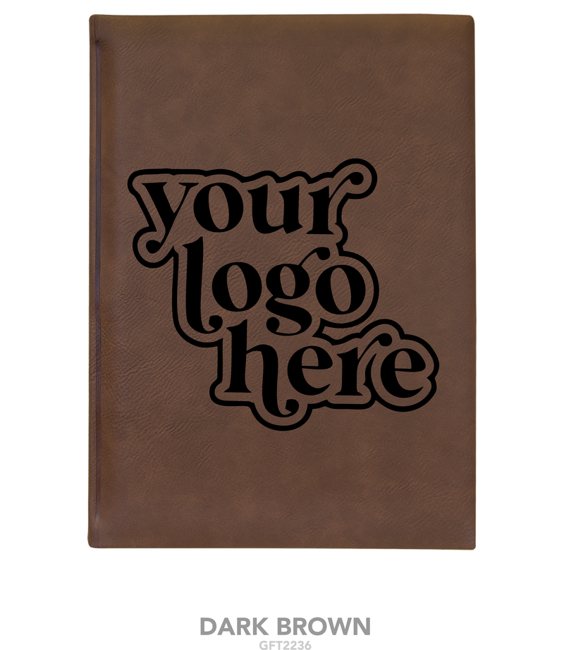 Laserable Leatherette 7" x 9 3/4" Journal