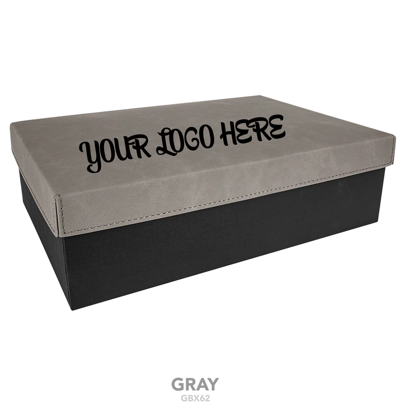 Gift Box with Leatherette Lid 12 1/4" x 8 1/4"