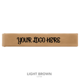Laserable Leatherette 6 1/2" x 1" Single Pen Case