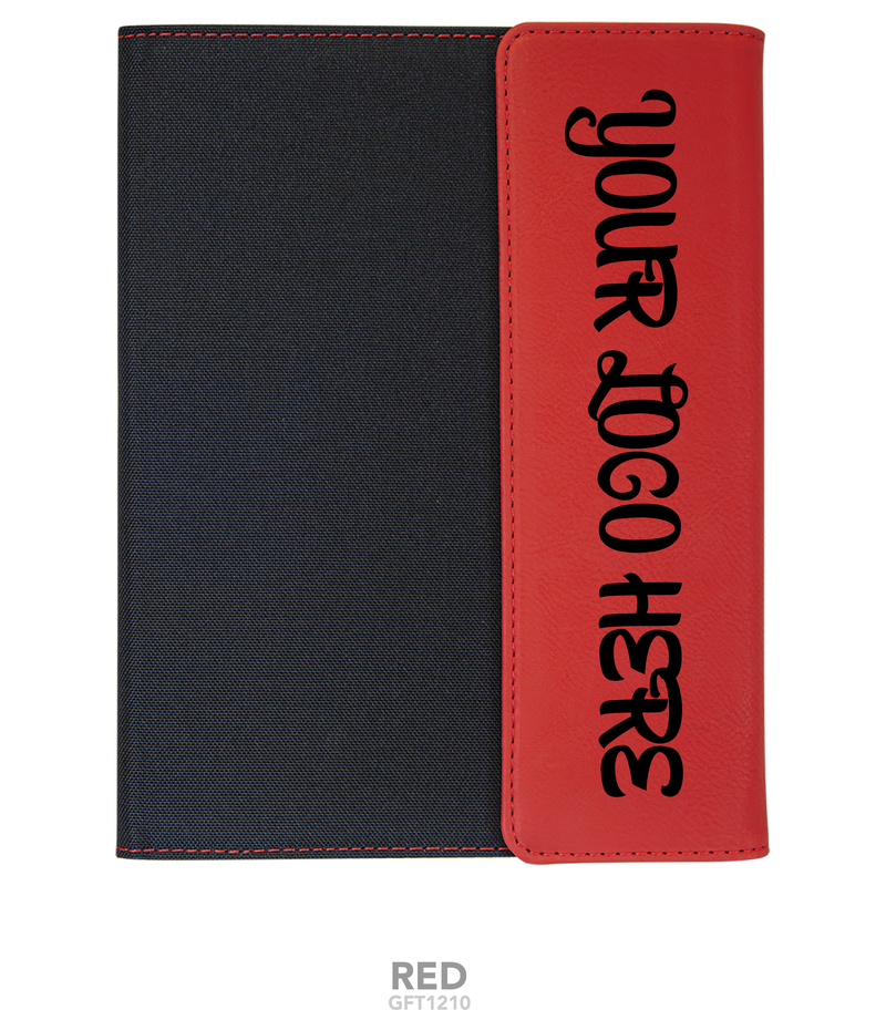 Laserable Leatherette 7'' x 9'' Canvas Portfolio