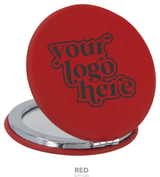 Leatherette Compact Mirror