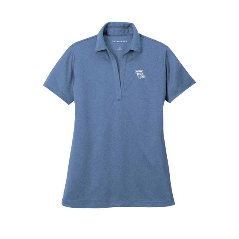 Port Authority® Ladies Heathered Silk Touch™ Performance Polo