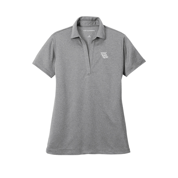 Port Authority® Ladies Heathered Silk Touch™ Performance Polo